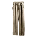 Relaxed Fit Women's Pants with Elastic Waistband