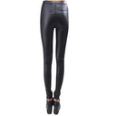Chic Women's Leggings with Transparent Details and Knot Accents
