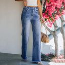 Retro High-Waisted Women's Flared Jeans