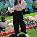 Women's High-Waisted Chino Pants with Side Pockets