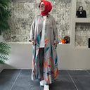 Floral Print Long Blouse for Women