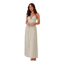 Chic Women's Maxi Dress with Spaghetti Straps & Wrap Detail