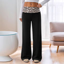 Chic Women's Leisure Pants with Trendy Waistband