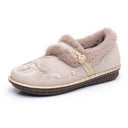 Charming Floral Design Women's House Slippers