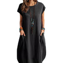 Chic Summer Dress with Pocket Detail