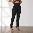 Women's High-Waisted Laced Jeans