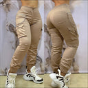 Stylish Women's Cargo Jogging Pants with Side Pockets