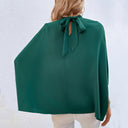 Stylish Women's Blouse with Stand-Up Collar