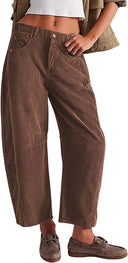 Chic Palazzo Pants with Side Pockets for Women