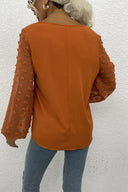 Chic Ruffle V-Neck Blouse for Women