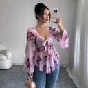 Floral Print Women's Blouse for All Seasons