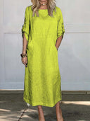 Stylish Women's Maxi Dress with Pockets