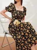 Floral Print Women's Dress - Stylish Design