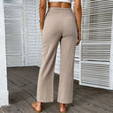 Chic High-Waisted Palazzo Pants with Pleats for Women