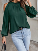 Trendy Women's Blouse with Unique Shoulder Design