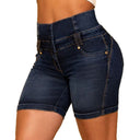 High-Waisted Shaping Denim Shorts for Women
