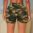 Trendy Camo Shorts with Stylish Cut-Outs