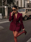 Chic Oversized Blazer with Convenient Pockets