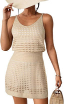 Chic Layered Crochet Dress for Women