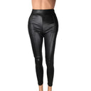 High-Waisted Faux Leather Leggings for Women