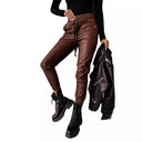 Chic Women's Jogging Pants with Trendy Cut-Outs