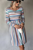 Stylish Striped Women's Dress for Everyday Wear