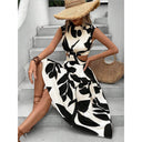Floral Cut-Out Maxi Dress for Women