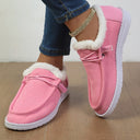 Chic Women's Slippers with Faux Fur Accent
