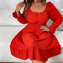 Chic Women's Dress with Statement Sleeves