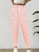 Chic Floral Print Women's Trousers for Effortless Style
