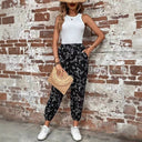 Stylish Floral Print Women's Jogging Pants