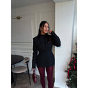 Chic Oversized Blazer Jacket with Stylish Lapels