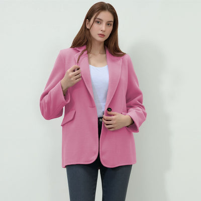 Chic Women's Blazer Jacket with Stylish Pockets