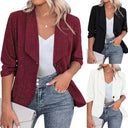 Glitter Blazer Jacket for Women with Stylish Silhouette and Chic Lapels