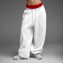 Women's Trendy Baggy Pants with Drawstring Waist