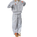Chic Ruffle Detail Lounge Pants for Women