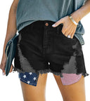 Stylish Destroyed Denim Shorts for Women