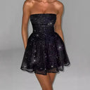Glamorous Cocktail Dress with Shimmering Accents