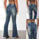 Retro High-Waisted Flared Jeans for Women