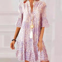 Chic Women's Printed Dress in Vibrant Patterns