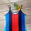 Chic Women's Maxi Dress with Striking V-Neck and Stylish Stripes