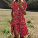 Chic Women's Asymmetrical Hem Dress with Pockets