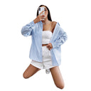 Chic Women's Striped Blouse for Effortless Style