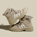 Trendy Women's High-Top Sneakers with Stylish Sole