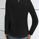 Ladies' Blouse with Lace Inserts & Eyelet Design