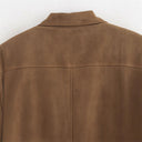 Chic Suede Blazer Jacket for Women