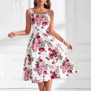 Floral Maxi Dress with Elegant Waistline