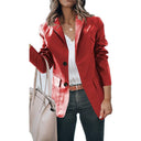 Chic Women's Blazer with Dual Pockets