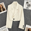 Chic Women's Blazer Jacket with Stylish Lapel