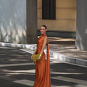 Asymmetric Neckline Evening Dress for Women